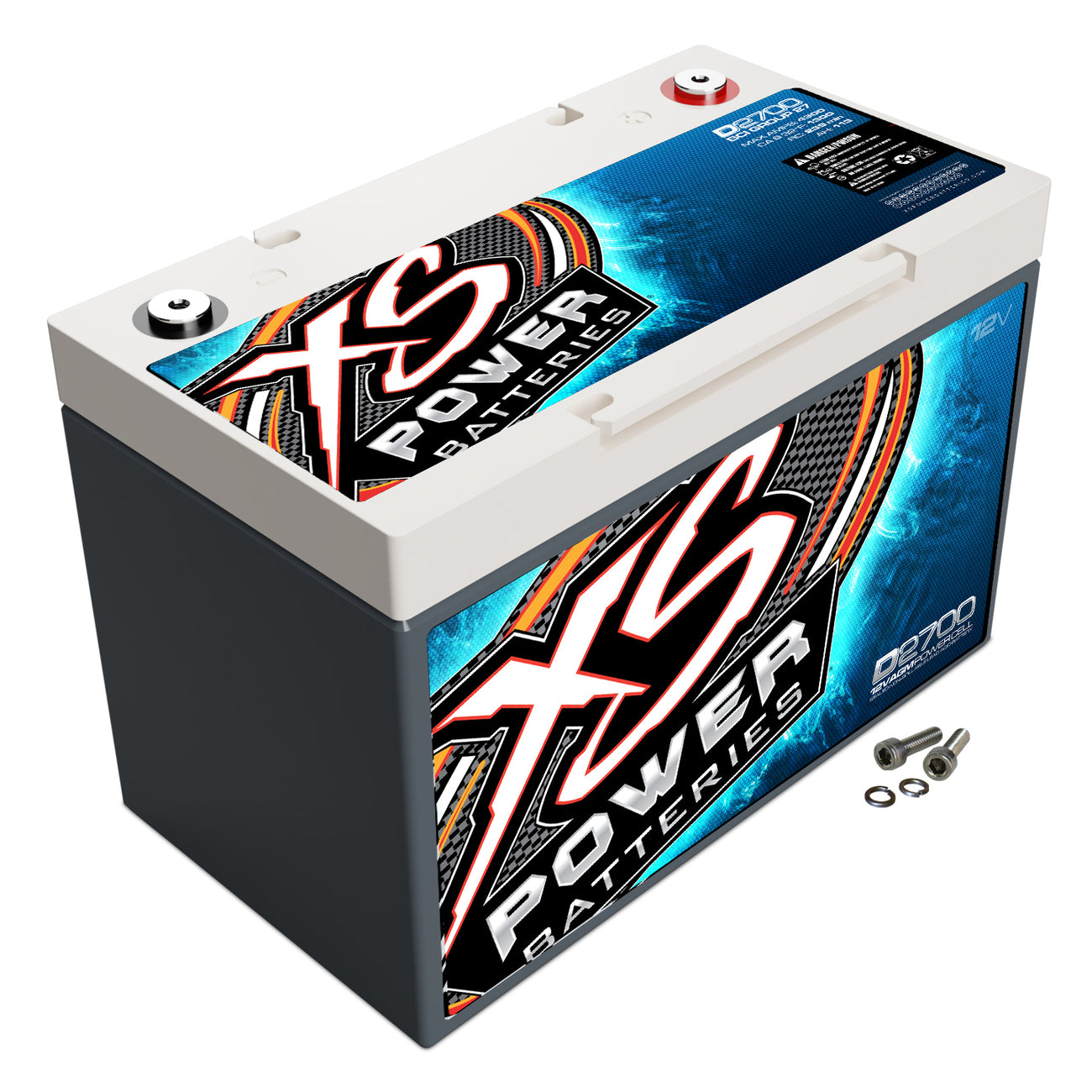 XS Power Batteries - D2700 — Group 27 12V AGM Battery